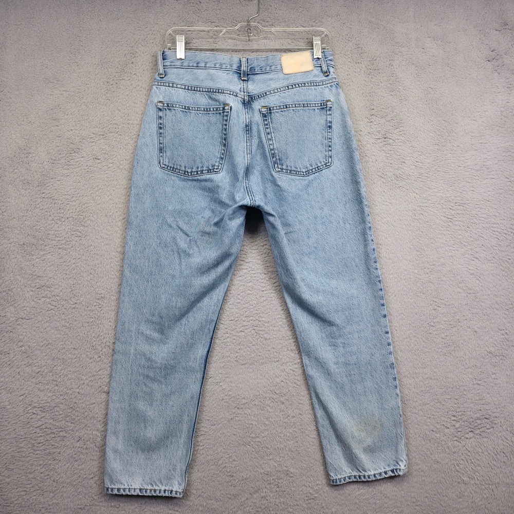 Everlane Jeans Women 28 Blue 90s Cheeky Crop Organic Cotton Light Wash High Rise - Picture 3 of 14